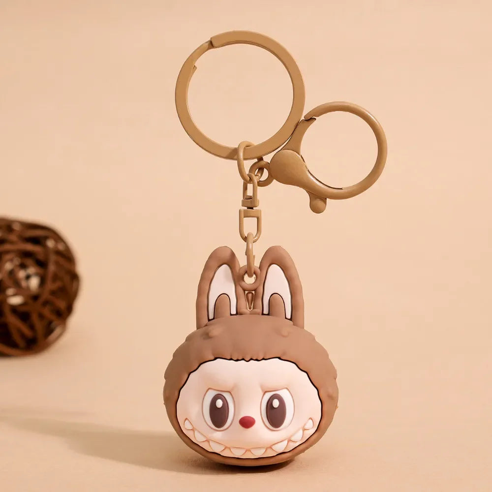 Mini Chaveiro Cabeça Labubu