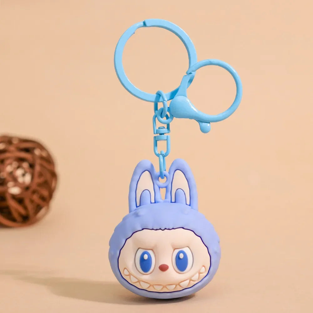 Mini Chaveiro Cabeça Labubu
