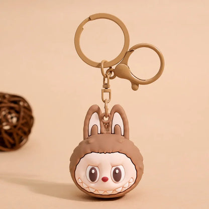 Mini Chaveiro Cabeça Labubu