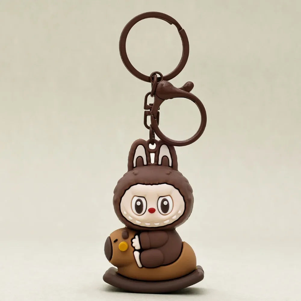 Mini Chaveiro Cabeça Labubu